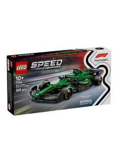 LEGO Speed Champions Aston Martin Aramco F1 AMR24 Race Car Toy with a Collectible Formula 1 Driver Minifigure - Model Kits for 10+ Year Old Boys & Girls or Adult Motorsport Fans 77245 (269 pieces)  - Image 2