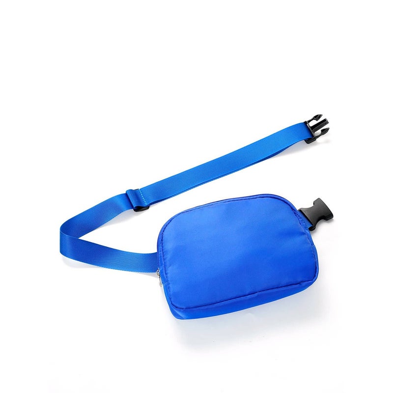 Qi Ta Cross-Border Lulu-Style Waist Bag, Nylon Waterproof Chest Pack, Shoulder Bag for Outdoor Sports and Running - Image 1