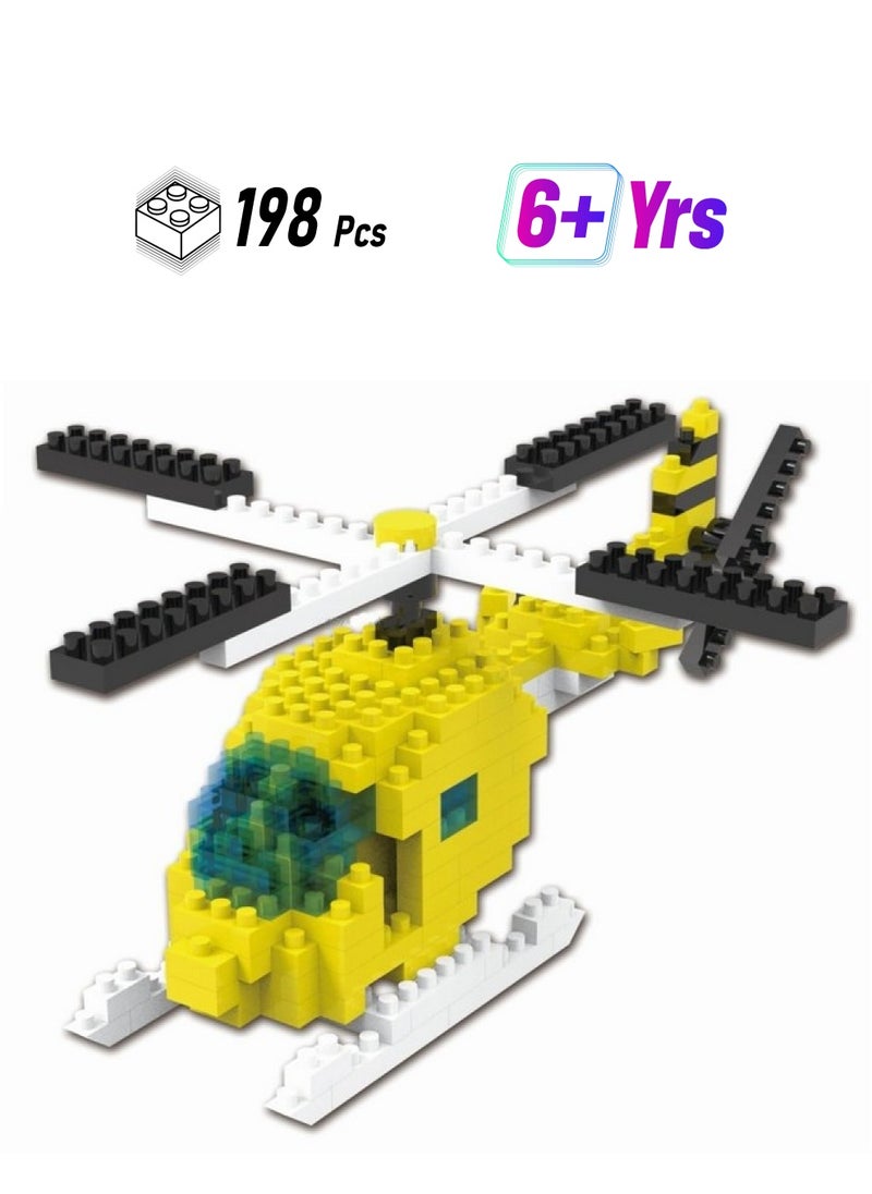 SUPER TOY 198 PC Airplane Building Blocks Aircraft Toy for Kids Jet Plane 3D Building Brick Puzzle Kit Aeroplane Making STEM Learning Toy Birthday Gift for Boys and Girls 6-15 Years  - Image 1