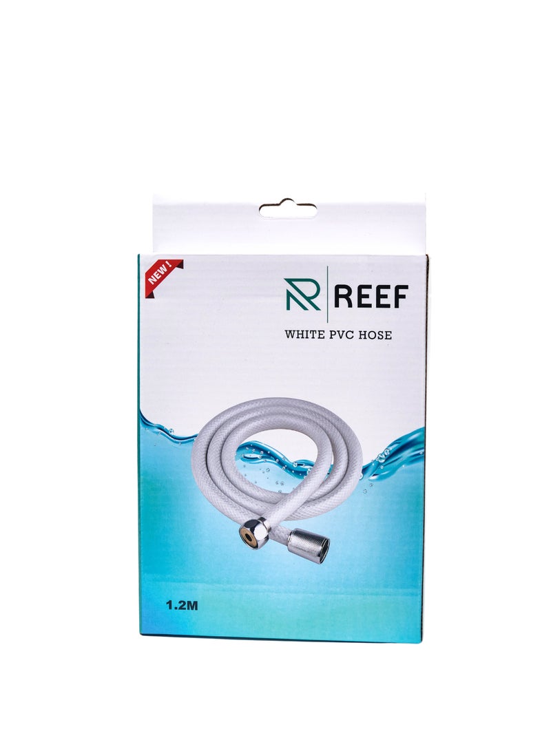 Reef Shattaf Hose PVC White 120CM - Durable and Flexible Hose for Efficient Water Flow - Image 4