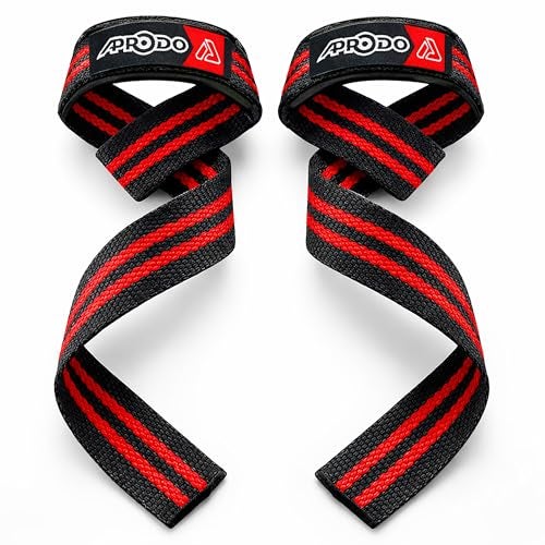 Aprodo Weight Lifting Straps Wrist Supporter For Gym Gym Accessories For Men For Women Wrist Strap For Gym Wrist Support Deadlift Strap Weightlifting Straps For Grip Gym Straps For Weight Lifting - Image 1