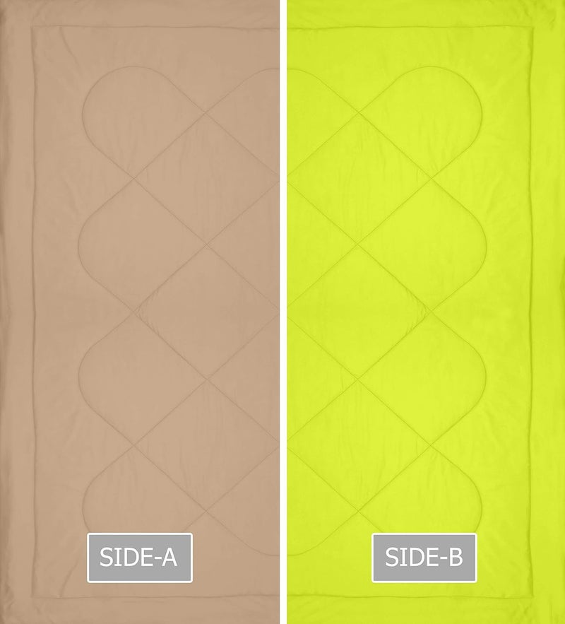 KEA Reversible Queen Size Single Bed Microfiber ComforterDuvet for SummersAc AC Comforters Fabric Micro Cotton 300 GSM - Image 4