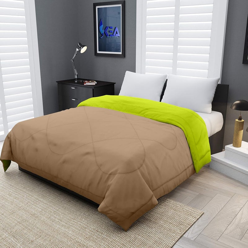 KEA Reversible Queen Size Single Bed Microfiber ComforterDuvet for SummersAc AC Comforters Fabric Micro Cotton 300 GSM - Image 1