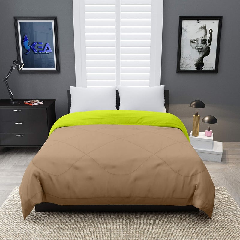 KEA Reversible Queen Size Single Bed Microfiber ComforterDuvet for SummersAc AC Comforters Fabric Micro Cotton 300 GSM - Image 2