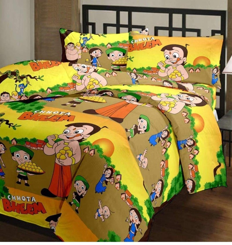Blizz Mont Super Soft Polyester Blend Cartoon Design Print Reversible Kid's Single Bed Dohar, Multicolour-C2 -(JF039) - Image 3