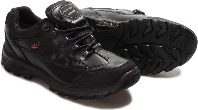 فاست ستيب Genuine Leather Waterproof Cold Resistant Black Unisex Casual Outdoor Boots 117sxa5537