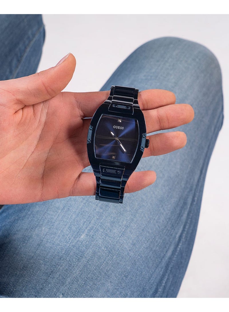 GUESS ساعة جيس فينيكس كوارتز للرجال من الستانلس ستيل GW0387G4 - Image 5