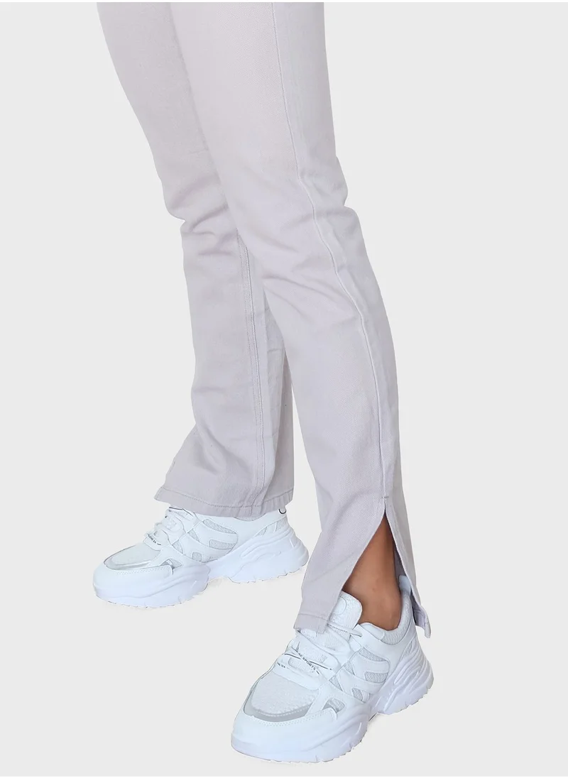 Missguided High Waist Straight Jeans