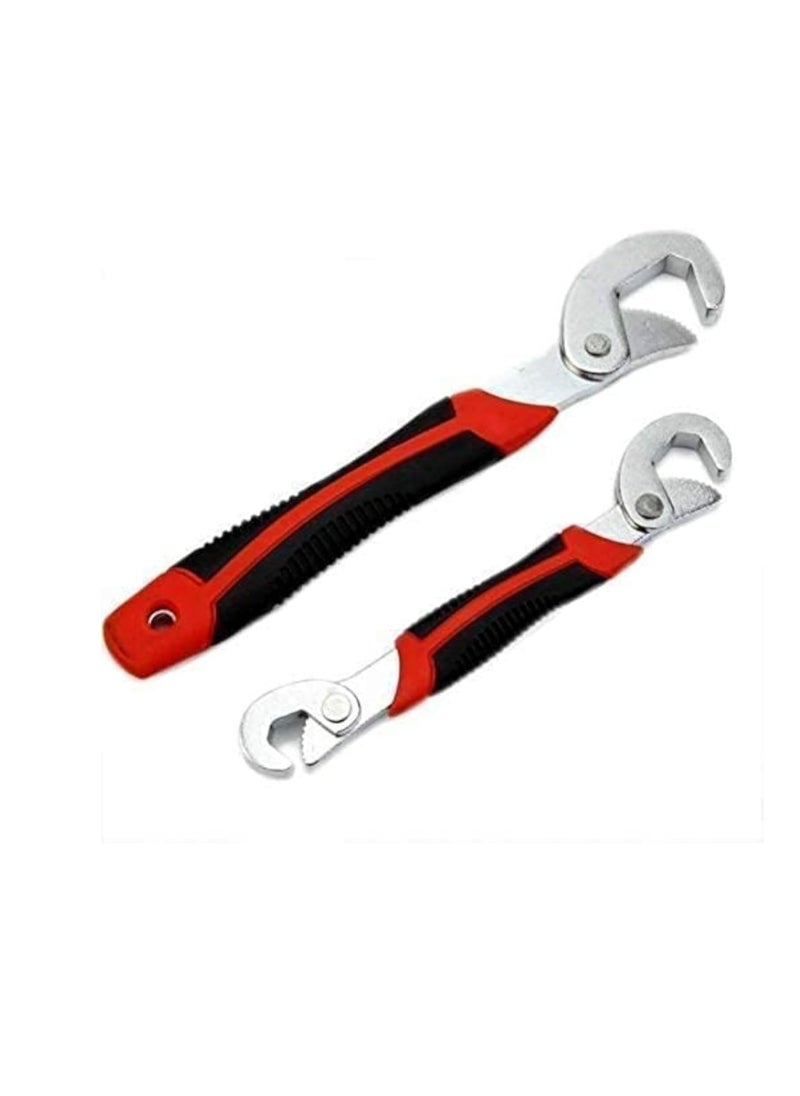 Generic - Stainless Steel Adjustable Multi-Function Wrench, 2-Piece (Multi-Colour) - Image 1