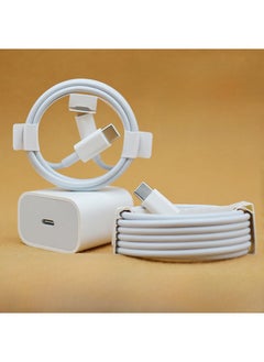Apple Fast Charging Cable PD 20W USB-C Lightning Wholesale 20w fast charging head (3c certification) +20w fast charging 1m cable (applicable to apple 8-14)