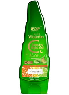 WOW Skin Science Skin Pure Vitamin C Sleeping Night Gel With Aloe Vera, 150 Ml  - Image 1