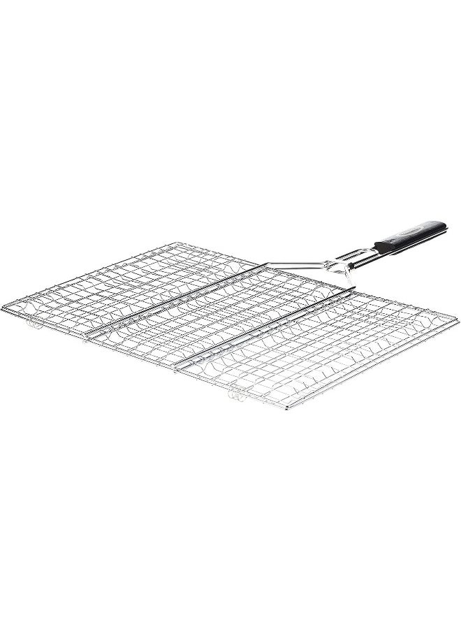 GO2CAMPS GO2CAMPS Barbeque Net with Wooden Handle, Large  - Image 1