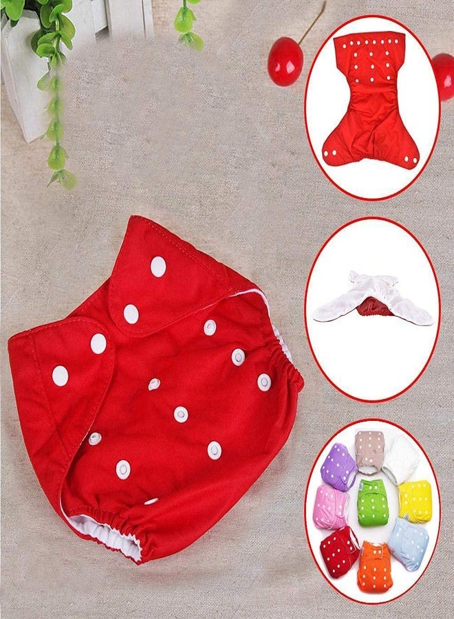 Pindia 4 Pc Plain Wet Free Adjustable Washable Cloth Diaper Nappies For Babies - Random - Image 3
