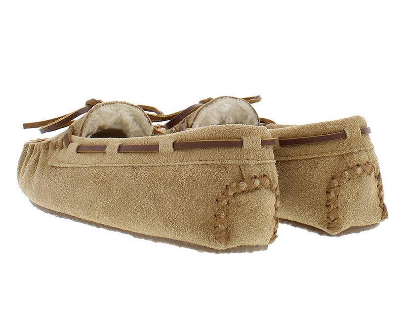 Minnetonka Cassie Slippers for Kids, Cinnamon,10 M - Image 4