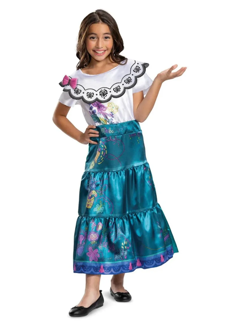 Disguise Disney Encanto Mirabel Deluxe Costume, Cosplay Dress Up for Girls