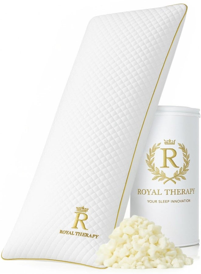 Royal Therapy وسادة الجسم الملكية للبالغين - 20x54 وسادة كاملة للجسم للذين ينامون على الجانب، الحمل، آلام الظهر والأمومة - وسادة سرير طويلة من رغوة الذاكرة مع غطاء من رايون البامبو المبرد - Image 1
