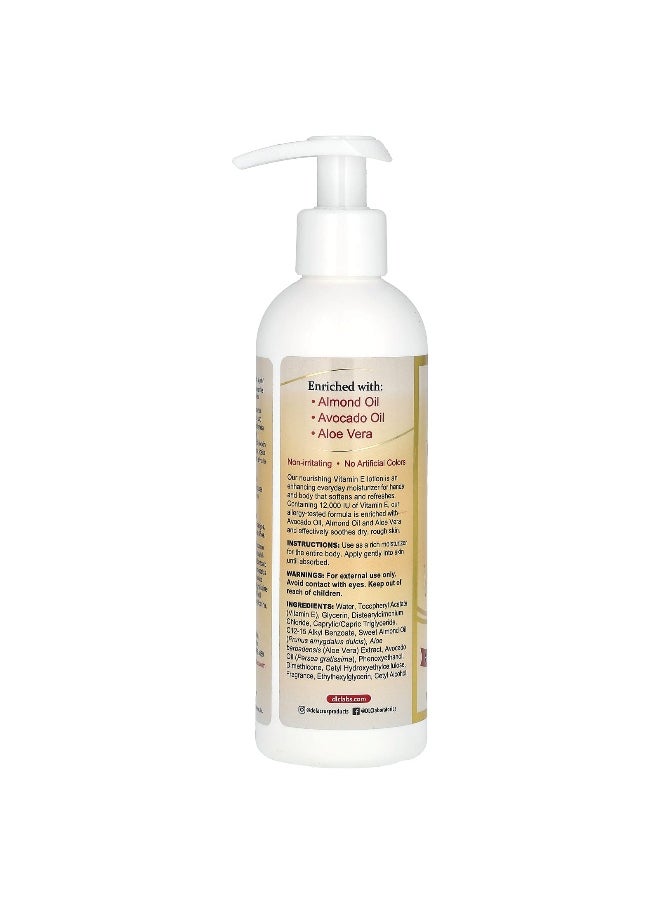 De La Cruz De La Cruz, Vitamin E Lotion, 12,000 IU, 8 fl oz (237 ml)  - Image 2
