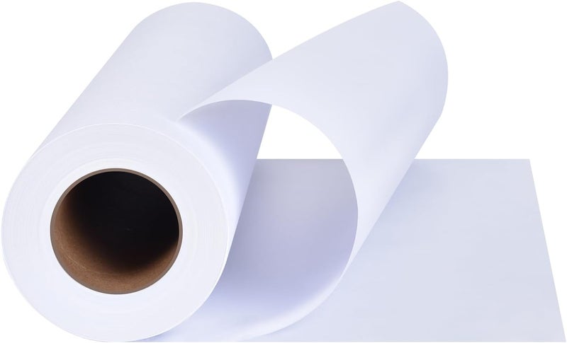 Seneme Self Adhesive Tear Away Embroidery Stabilizer (12 in x 10 yd roll), 1.8 oz Medium Tearaway Stabilizer for Hoop Less Embroidery - Image 1
