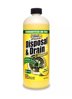 Instant Power Instant Power 33.8 oz Disposal and Drain Cleaner Lemon 