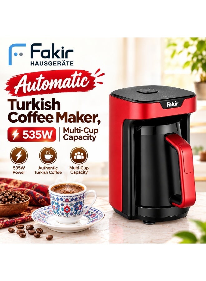 Fakir Turkish Coffee Maker 535W - Automatic Arabic Mocha Coffee & Milk Warmer with Pot, Multi-Cup Capacity, Auto Shutoff, Overheat Protection & Easy Cleaning for Home, Office & Gatherings - Image 1