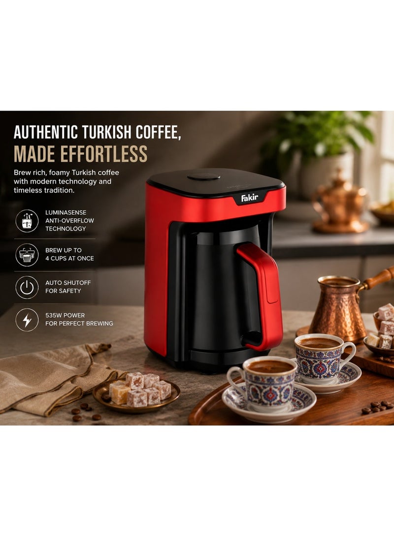 Fakir Turkish Coffee Maker 535W - Automatic Arabic Mocha Coffee & Milk Warmer with Pot, Multi-Cup Capacity, Auto Shutoff, Overheat Protection & Easy Cleaning for Home, Office & Gatherings - Image 3