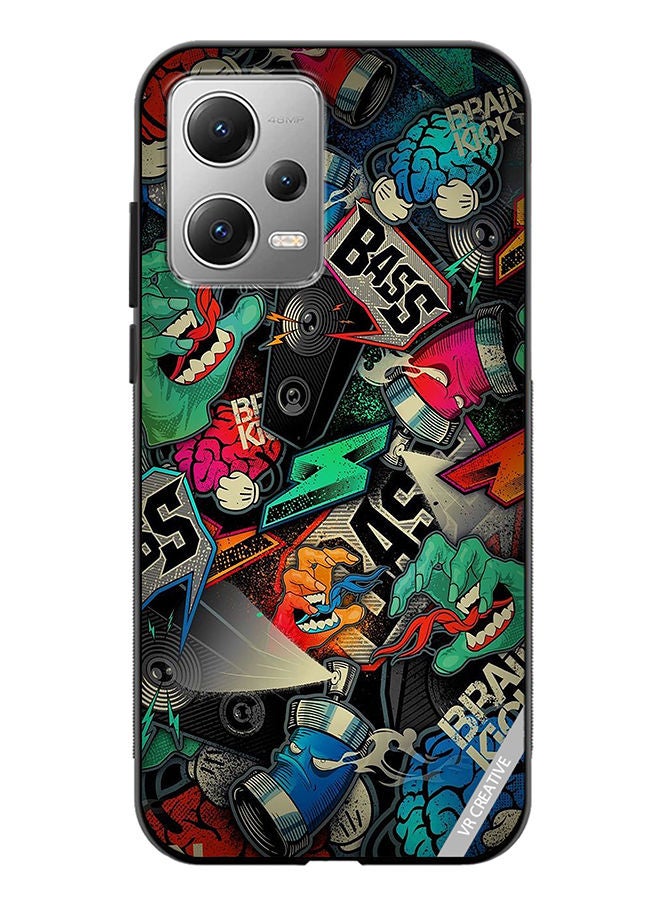 VR CREATIVE Protective Case Cover For Xiaomi Redmi Note 12 Multicolour Design - Image 1