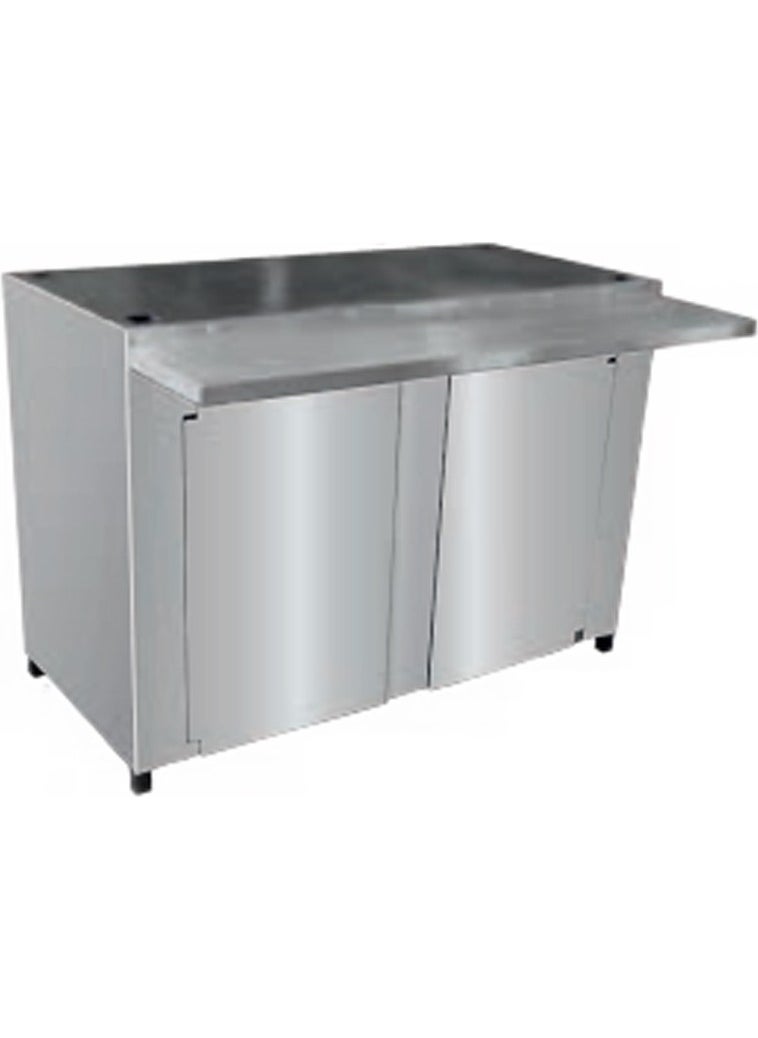 Inox 150 cm Fireside Closed Grill Counter