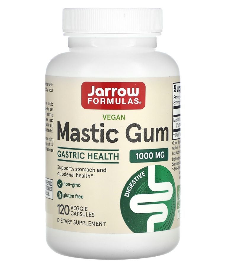 jarrow formulas Vegan Mastic Gum 120 Veggie Capsules (500 mg per Capsule)
