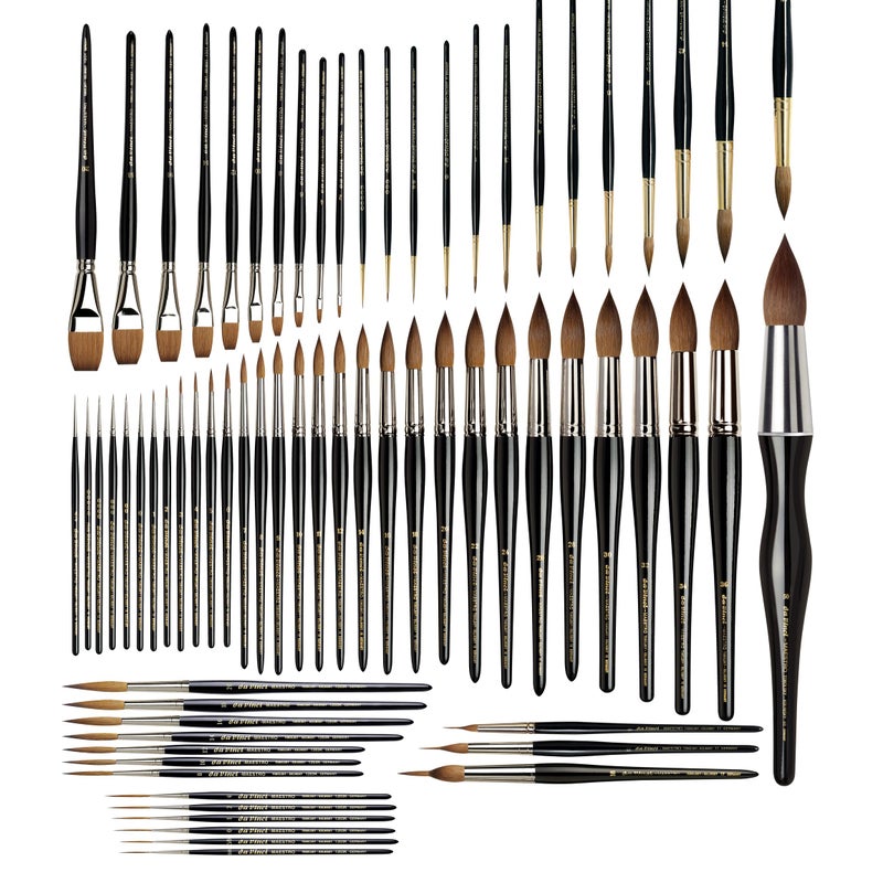 da Vinci Brushes da Vinci Series 10 Maestro Paint Brush, Kolinsky Red Sable, Size 10/0 Watercolor Round - Image 5