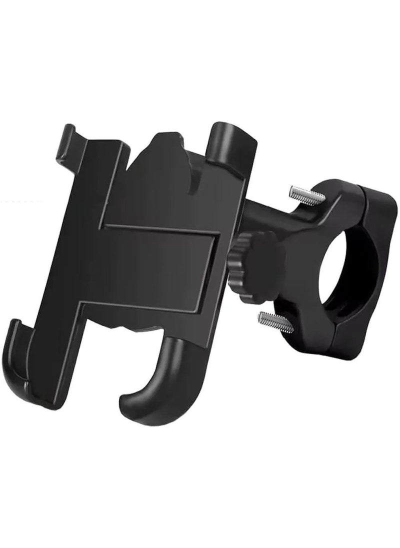 Generic - Universal Waterproof Metal Mobile Holder 360° with Mounting Clip & GPS Navigation System for All Bikes & Cars - Fits Devices from 3.5 to 7 Inches - Image 1