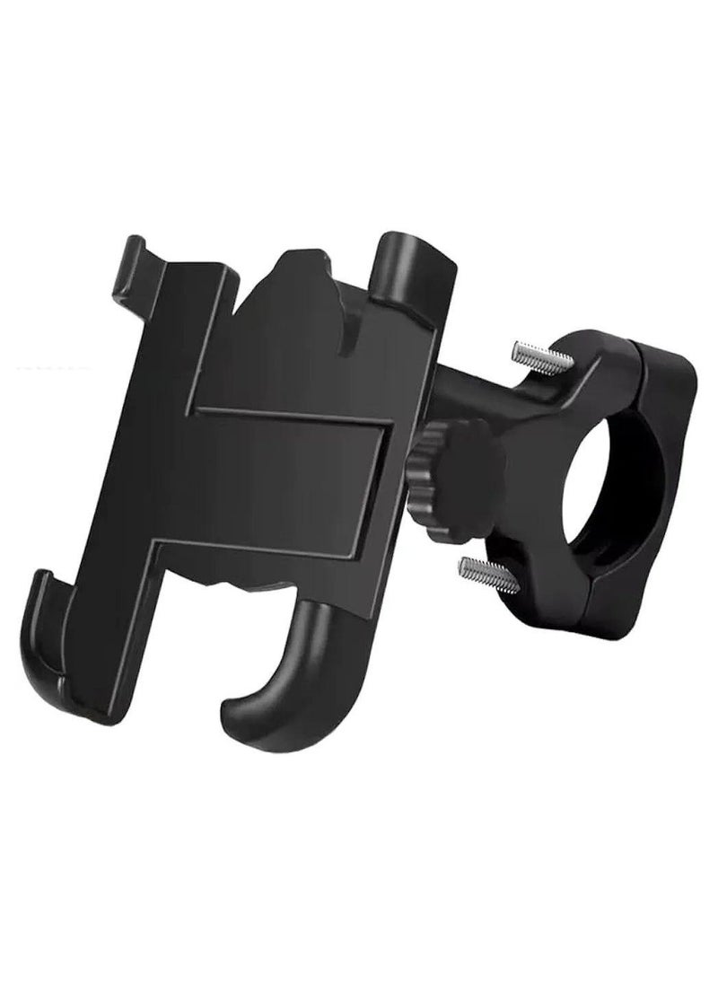 Generic - Universal Waterproof Metal Mobile Holder 360° with Mounting Clip & GPS Navigation System for All Bikes & Cars - Fits Devices from 3.5 to 7 Inches - Image 1