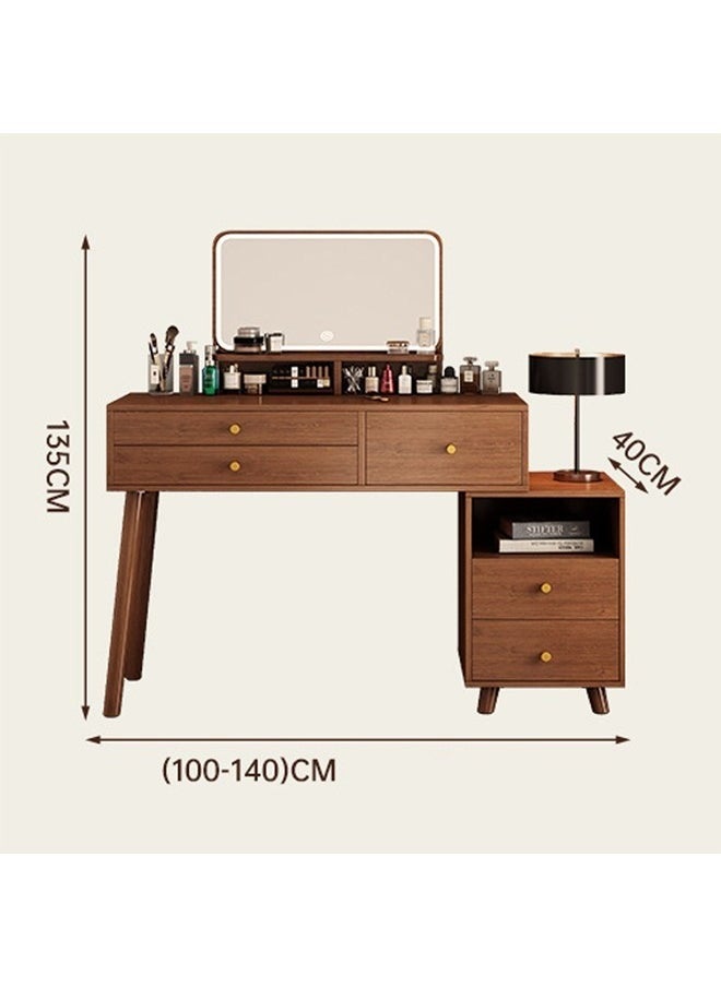 Multifunctional Makeup Vanity Dressing Table with LED Mirror