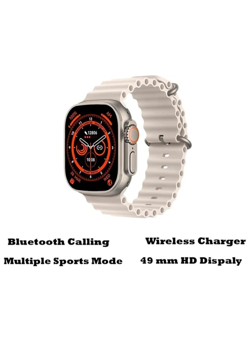 modio - modio U9 Ultra Max Smart Watch 2.02inch With A Full Screen Works With The Android And IOS System Is Responsive Wireless Charging And Supports GPS With 7 Bracelets - Image 1