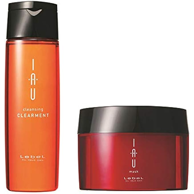 IAU CLEANSING CLEARMENT HAIR SHAMPOO 200 ML & IAU HAIR MASK 170 G SET (GREEN TEA SET)