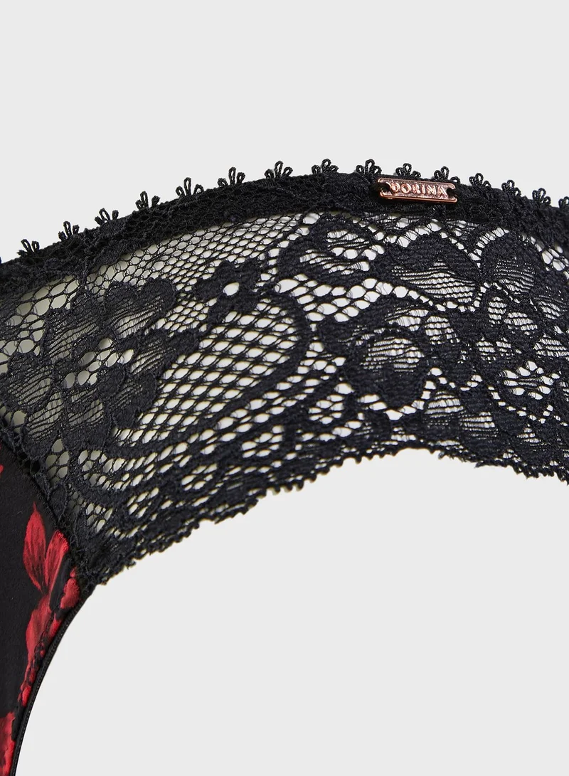 Dorina Scallop Lace Trim Brief