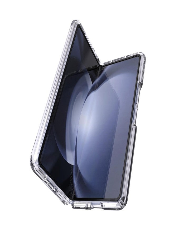 Speck Samsung Galaxy Z Fold 5 Case - Foldable, Scratch Resistant & Drop Protection - Anti-Yellowing Clear Phone Case for Galaxy Z Fold 5 - Presidio Perfect-Clear - Image 2