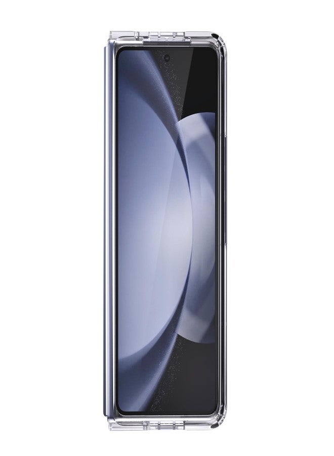 Speck Samsung Galaxy Z Fold 5 Case - Foldable, Scratch Resistant & Drop Protection - Anti-Yellowing Clear Phone Case for Galaxy Z Fold 5 - Presidio Perfect-Clear - Image 5
