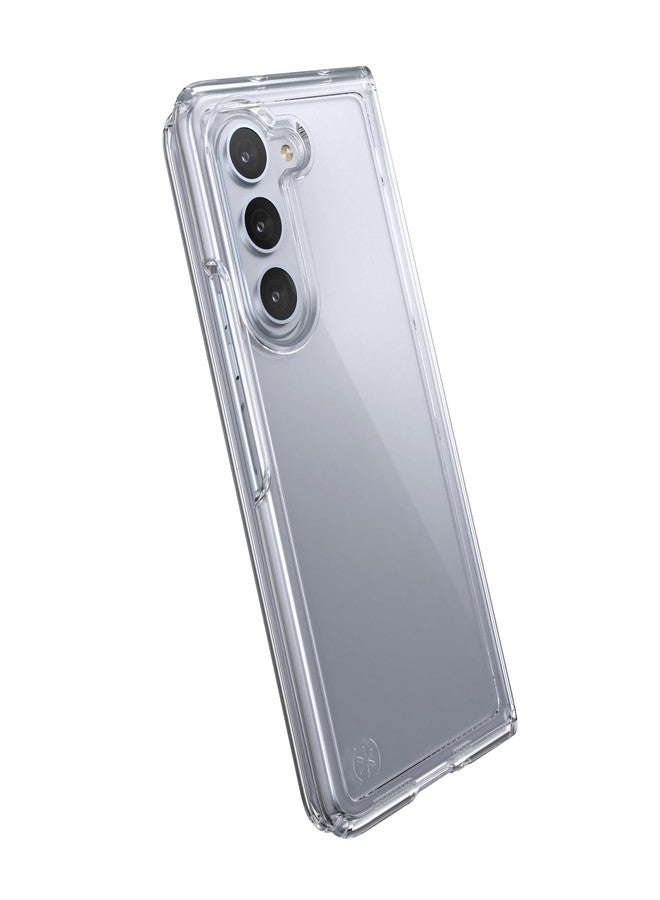 Speck Samsung Galaxy Z Fold 5 Case - Foldable, Scratch Resistant & Drop Protection - Anti-Yellowing Clear Phone Case for Galaxy Z Fold 5 - Presidio Perfect-Clear - Image 1