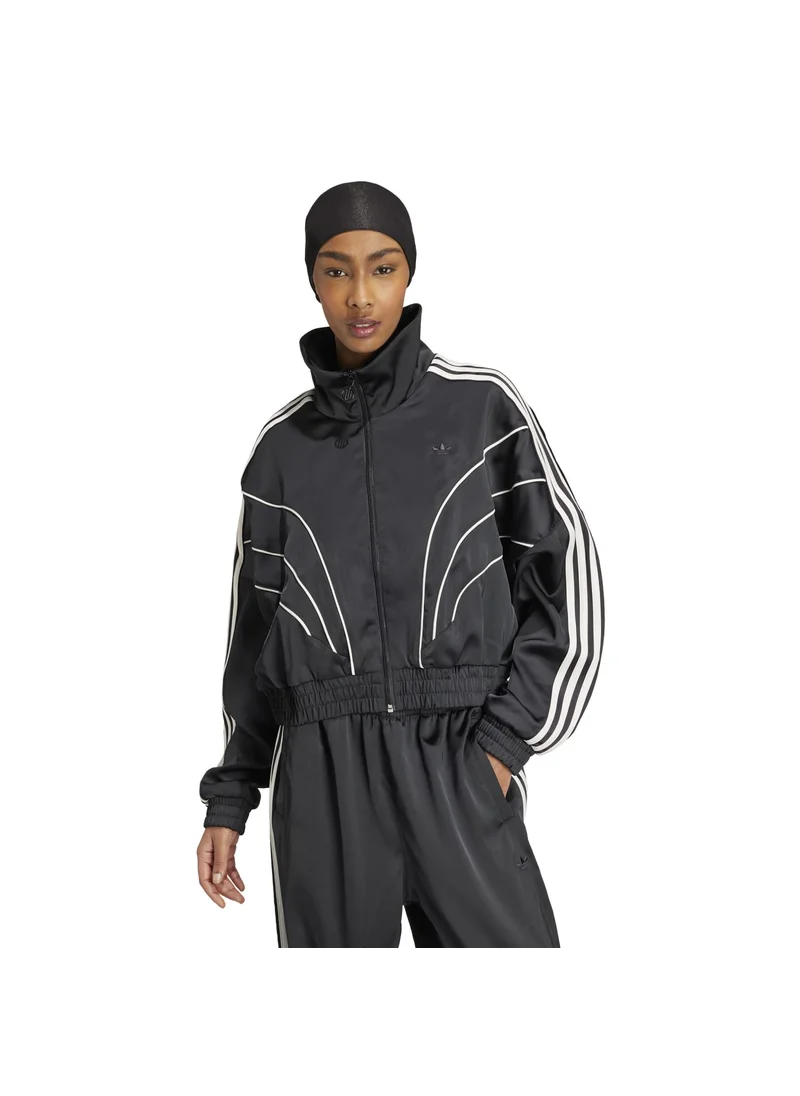 اديداس adidas PIPING TRACKTOP Black Originals Women TRACK TOPS