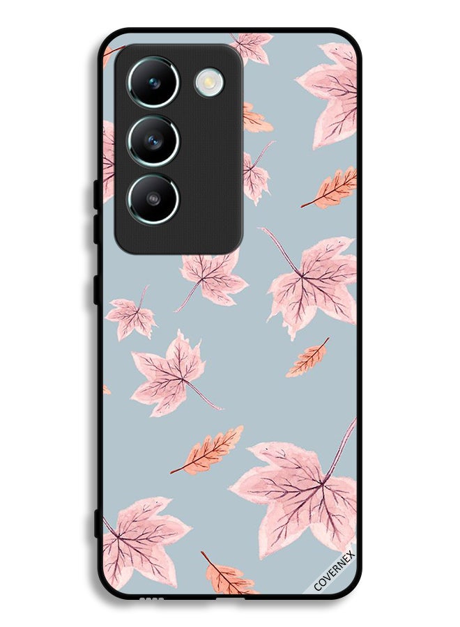 Covernex Vivo Y100 4G Protective Case Cover Autumn Leaves - Image 1