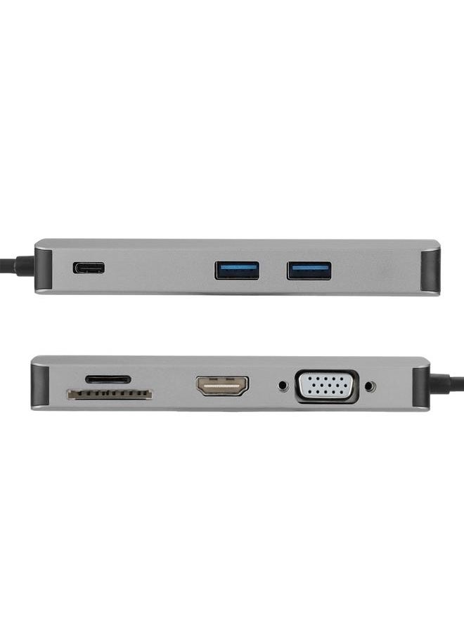 Thoraya Multi-Functional 8 in 1 Docking Station Adapter Transmission High Speed Converter  - Image 4