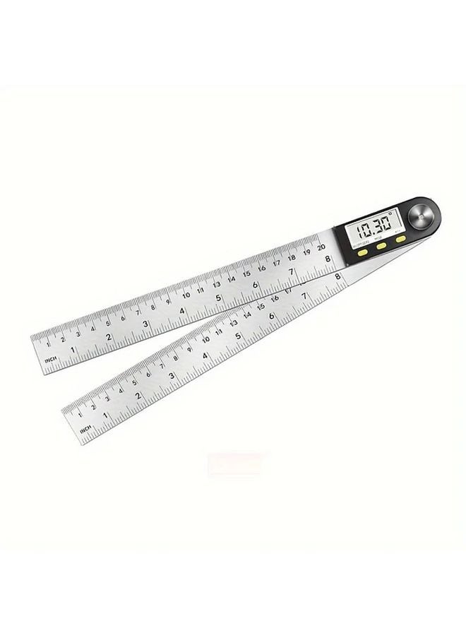Digital Angle Ruler 0 200mm Stainless Steel LCD Display Precision 0 1 Degree 360 Degree Measuring - Image 4