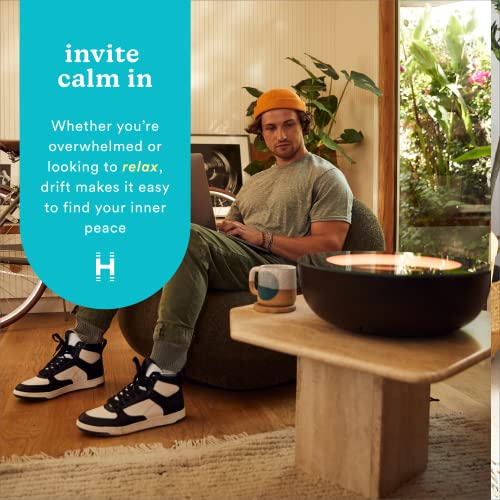 Homedics Drift Sandscape Perpetual Motion Machine Zen Garden Meditation Accessories Decorative Sandscape Bluetooth iOS Android 16 Inch Medium Black - Image 5