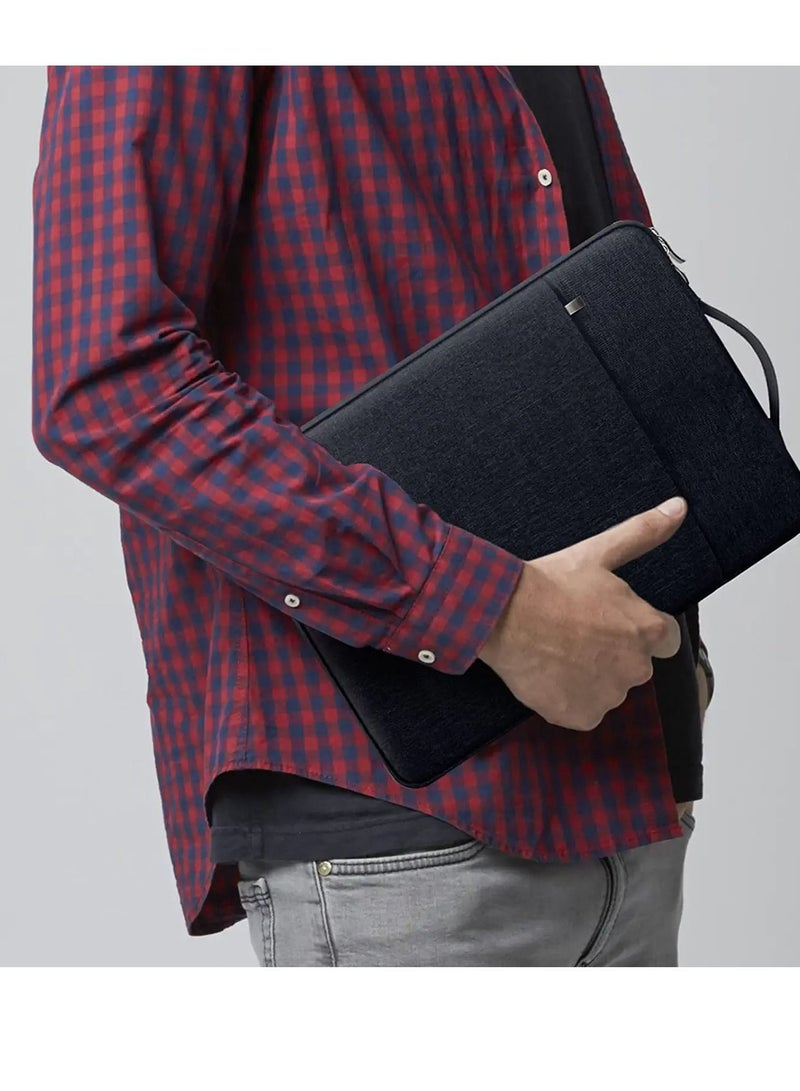 Sleeve Case for 13 inch New MacBook Air M2 A2681 M1 A2337 A2179 A1932 | 13 inch New MacBook Pro M2 M1 A2338 A2251 A2289 A2159 A1989 | 12.9" iPad Pro 5th 4th 3rd Computer Bag--Black  - Image 4