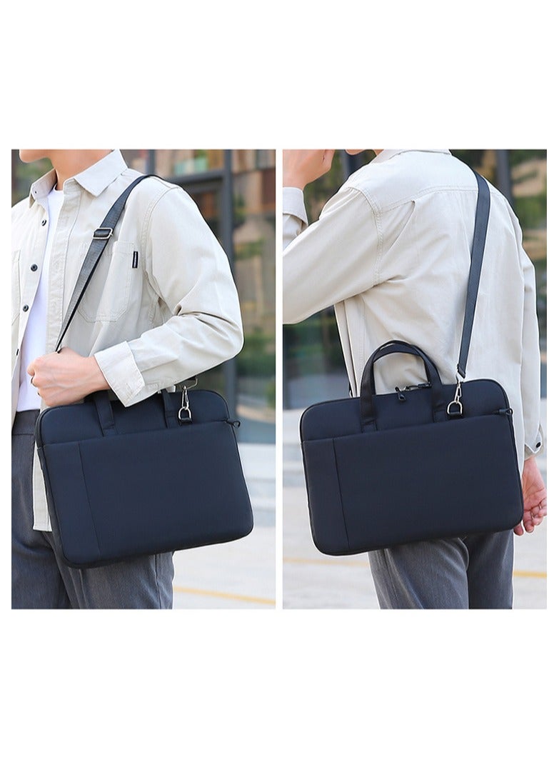 Okade Laptop Bag 13.3/14 Inch – Blue, Waterproof Shoulder & Hand Carry Sleeve with Strap" - Image 3