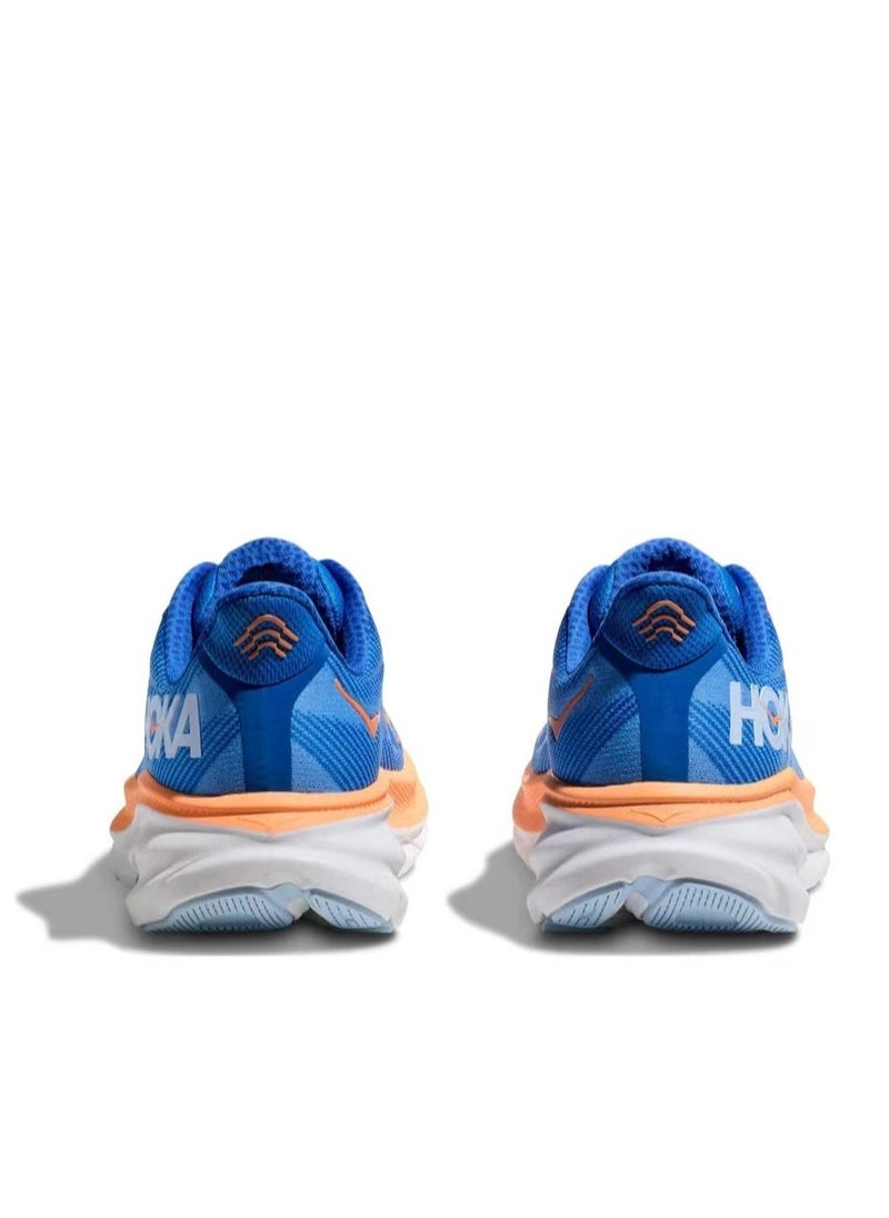 Hoka One One Clifton 9 Outdoor Running Sneakers Dark blue/Orange  - Image 3