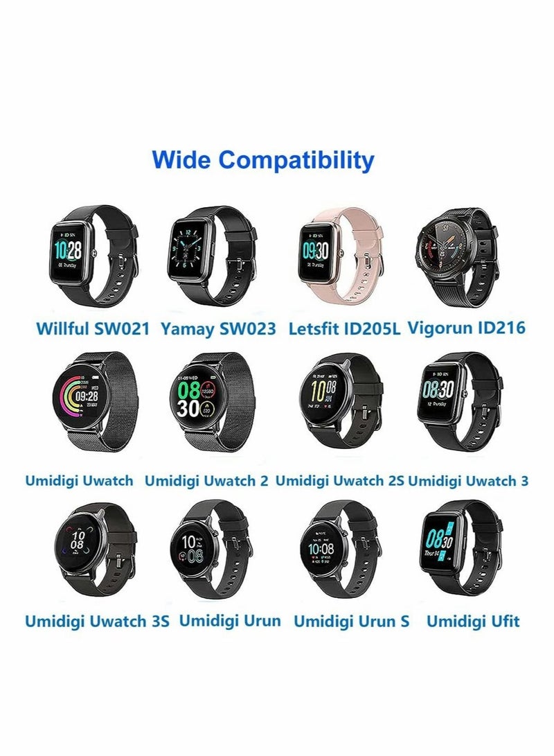 Magnetic USB Charger for Smart Watches Compatible with YAMAY VeryFitPro SW023 ID205L and More Models - Image 2
