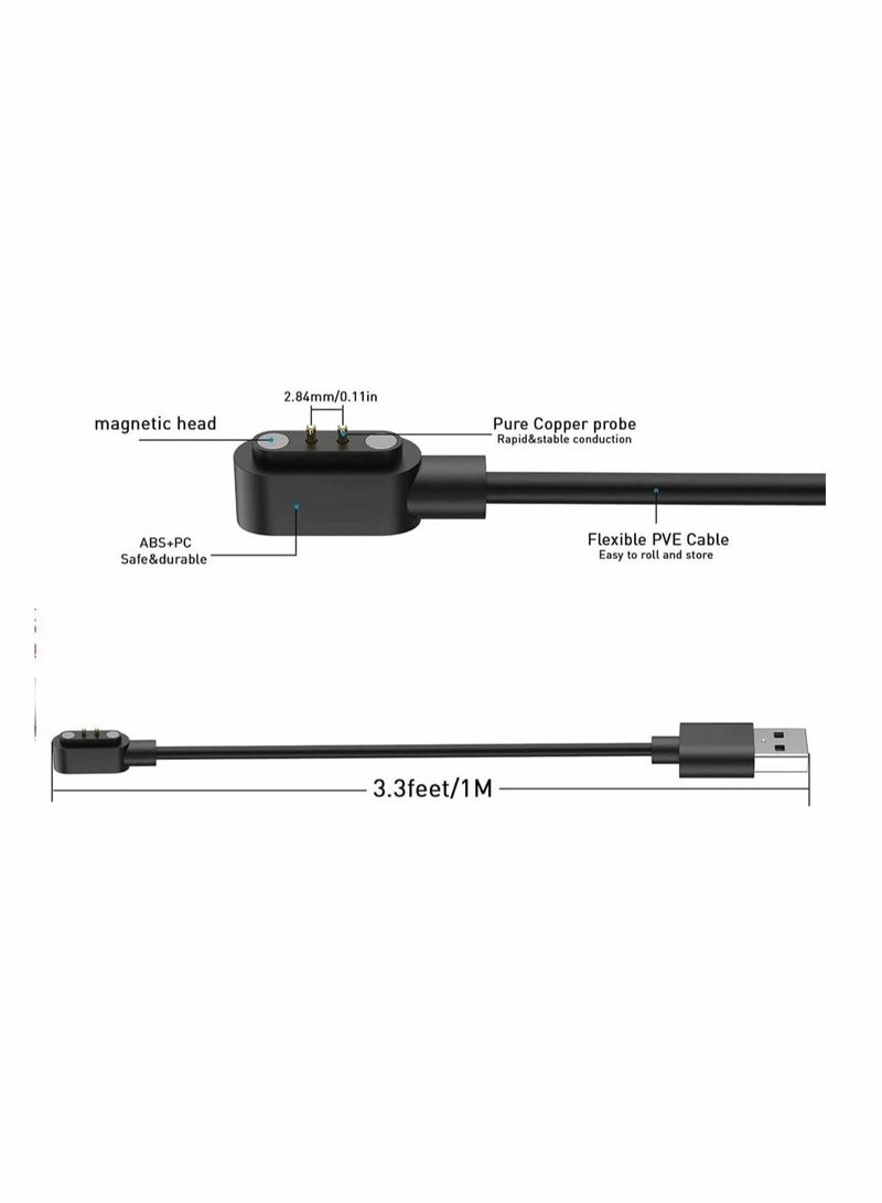 Magnetic USB Charger for Smart Watches Compatible with YAMAY VeryFitPro SW023 ID205L and More Models - Image 4
