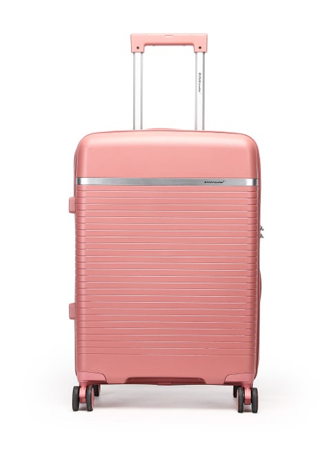 Polypropylene Luggage | 28”/ Large Lightweight Suitcases with 360° Spinner Wheels, TSA Lock, Water & Scratch Resistant | Durable Hard Shell Trolley Bags with Telescopic Handle - Pink