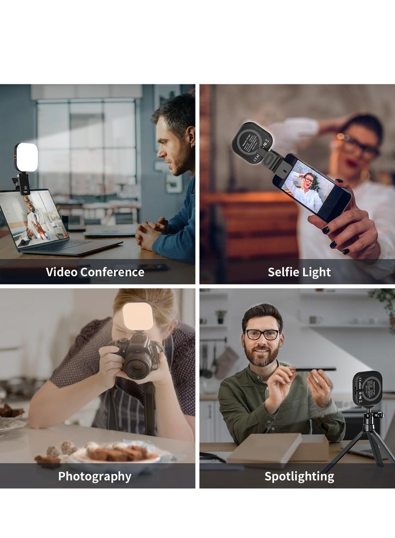 Excefore Selfie Light Magnetic, LED Fill Light Compatible with Magsafe, iPhone Light Rechargeable with Clip, for Selfies/TikTok/Zoom Calls/Video Conference/Travel Photography  - Image 5